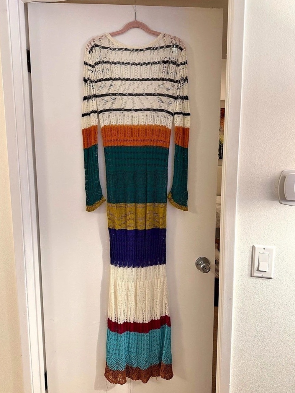 Missoni Striped Knit Dress Size 44 Like New